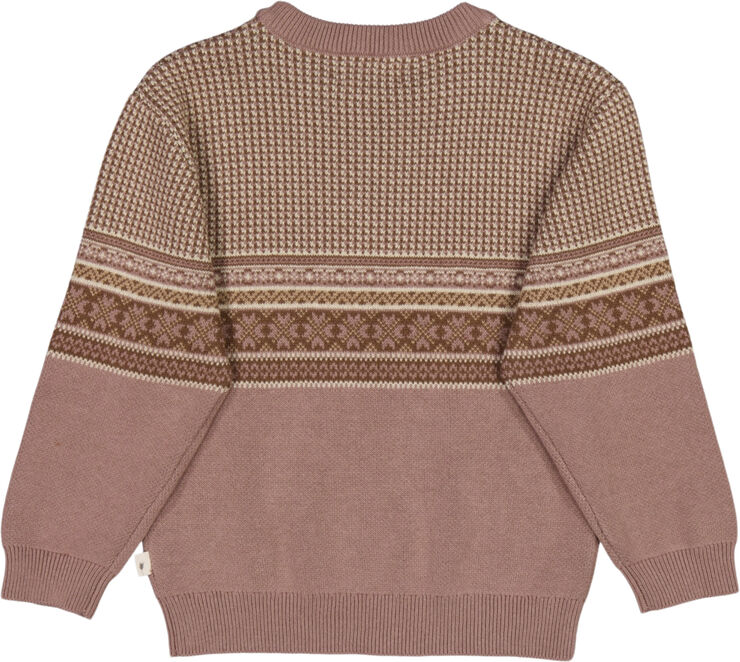 Wheat Jacquard Pullover Elias Pudder