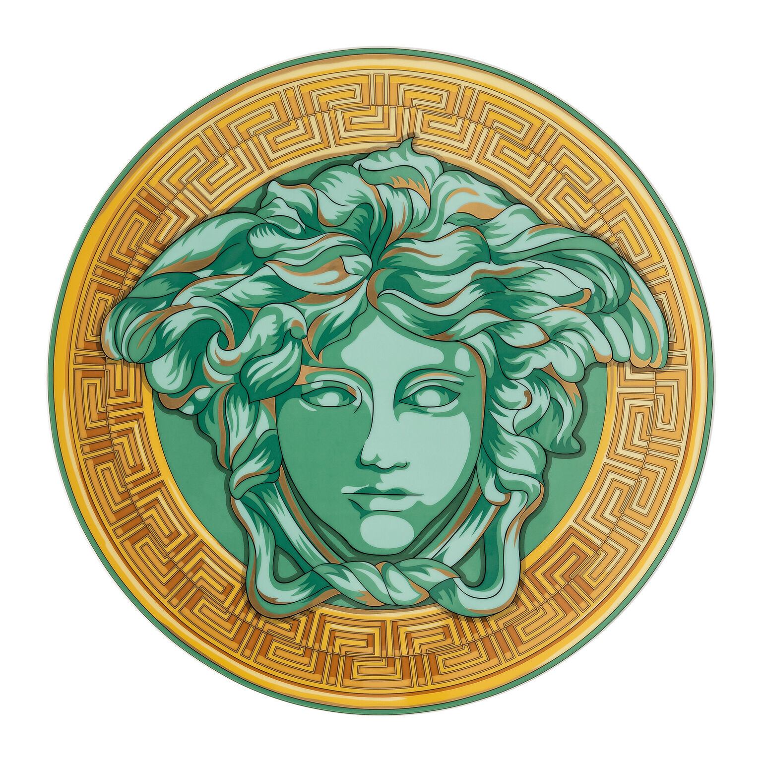 Medusa Amplified Green Coin Platzteller 33 cm