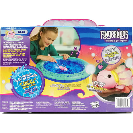 Fingerlings Axelotl pool
