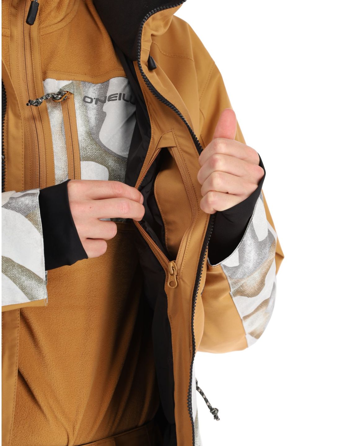 Texture ski-jas heren