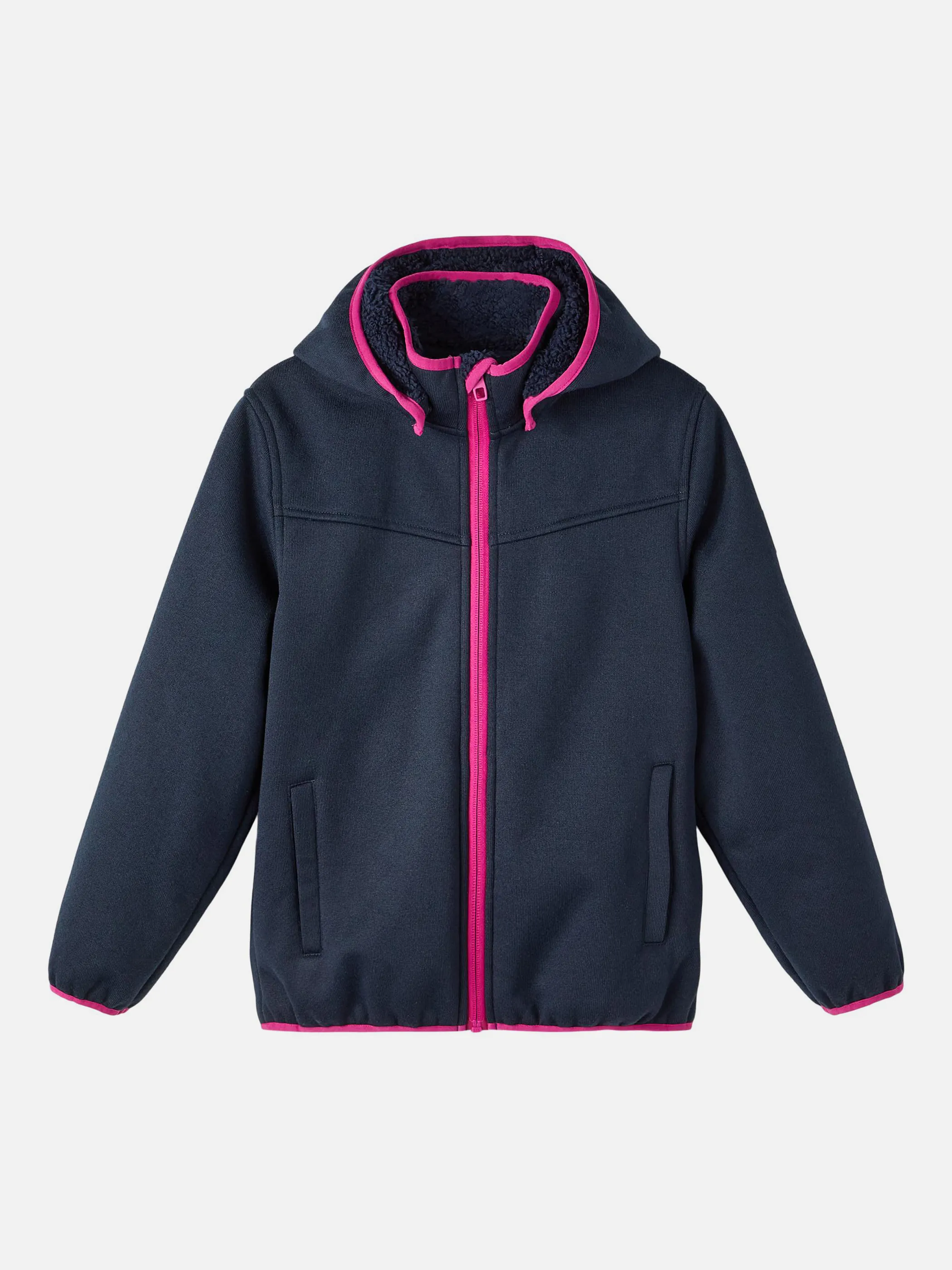 Mädchen Strickjacke mit Teddyfutter
