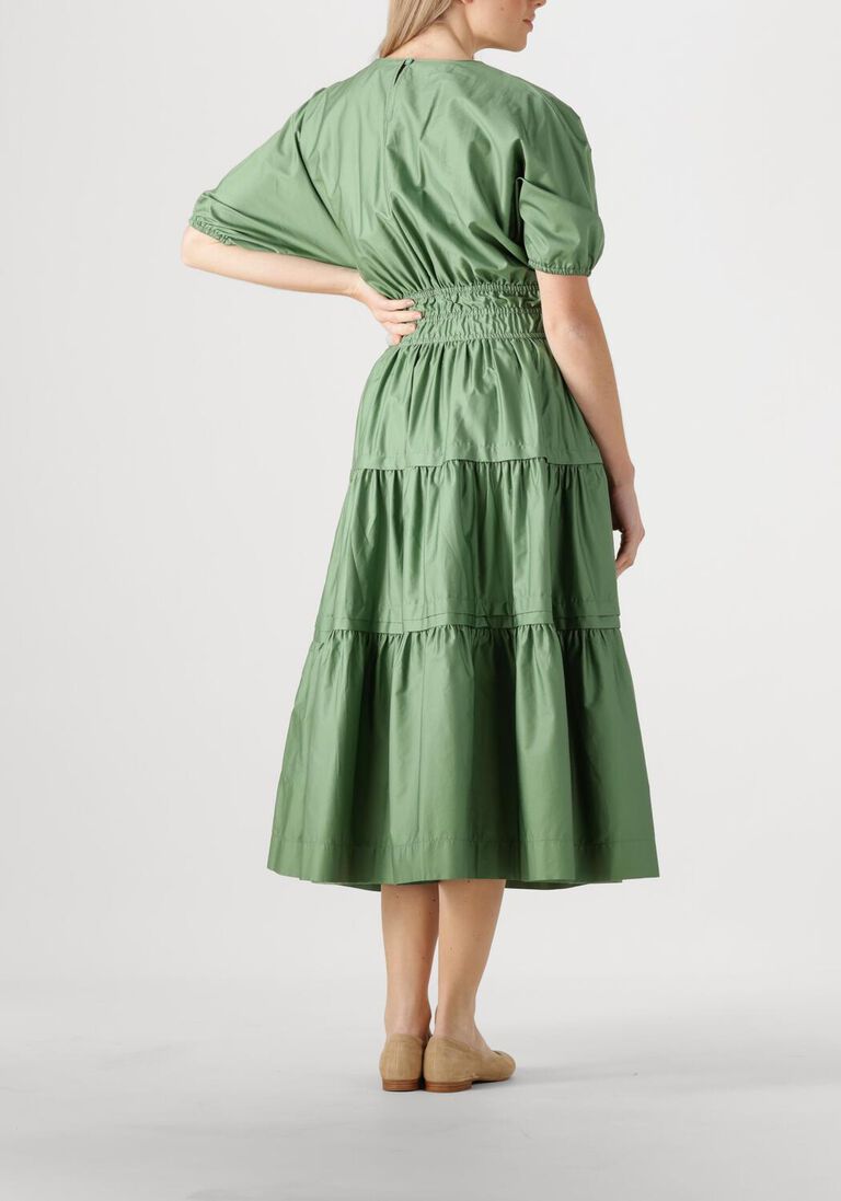 groene devotion midi jurk geraros