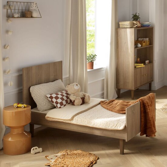 Mokka Lit évolutif Little big bed   Chêne / Mokka        70 x 140 cm   de               Sauthon Baby's Sweet Home