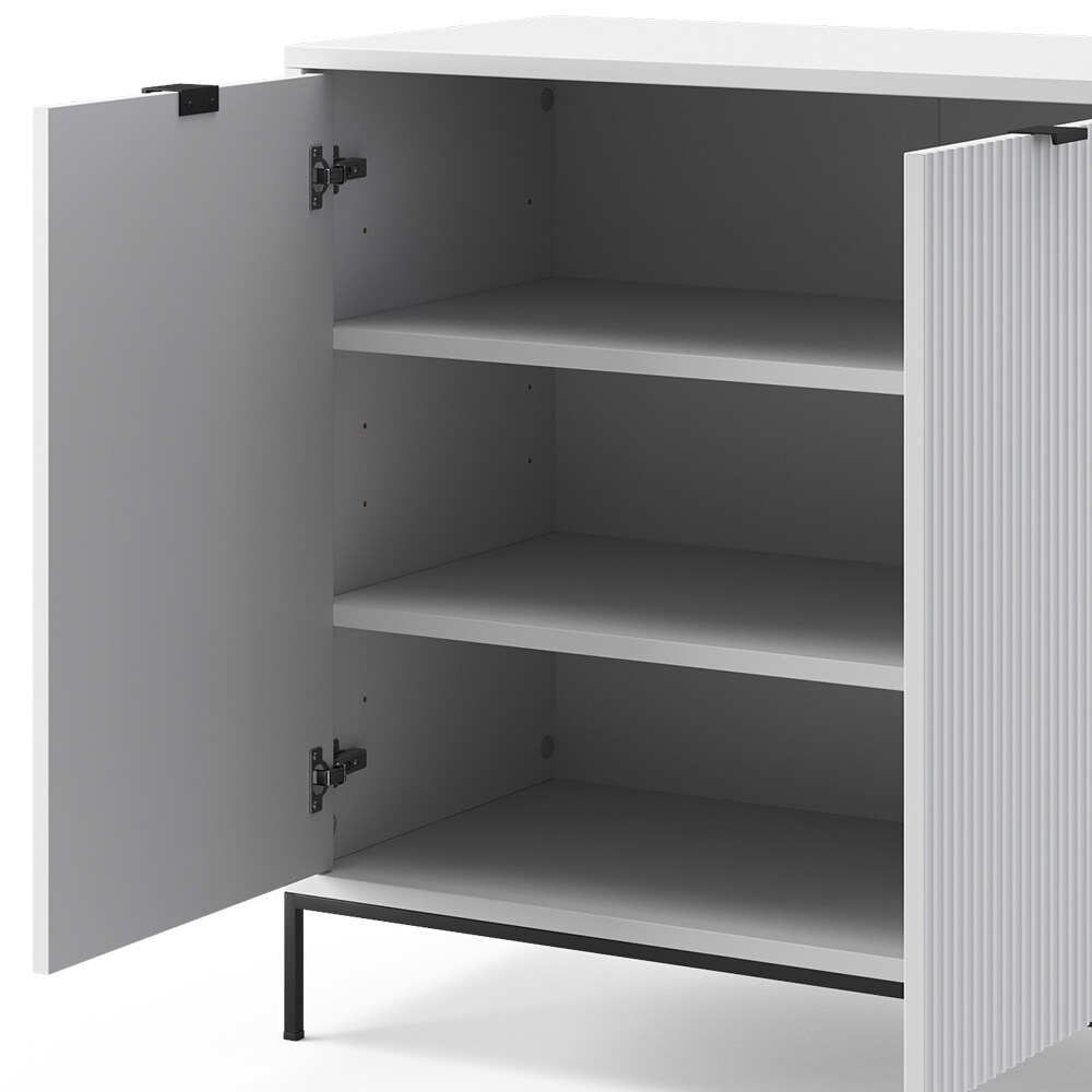 Vicco Kommode Eliza Weiß 80 x 81,2 cm mit 2 Türen