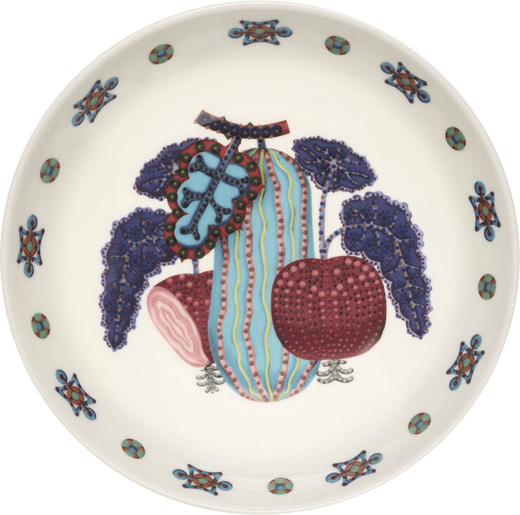 Iittala Taika Dyb Tallerken 20 cm Sato Multifarvet
