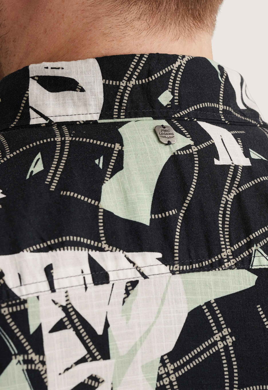 PME Legend Print Slub Overhemd