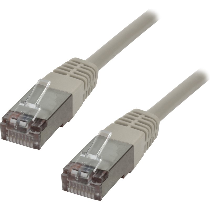 MCL Cable RJ45 Cat5e 25m Grey câble de réseau Gris F/UTP (FTP)