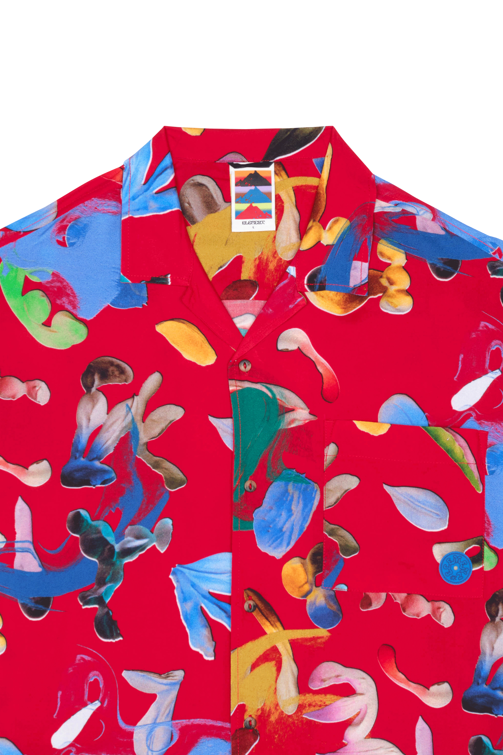 ELEMENT Chemise RESORT BLOCHOLD  Rouge