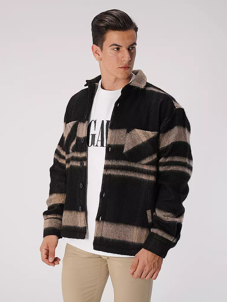 PEGADOR Overshirt schwarz