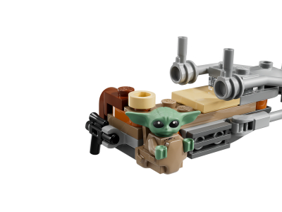 LEGO De Mandalorian en Grogu's speederbike (75436)