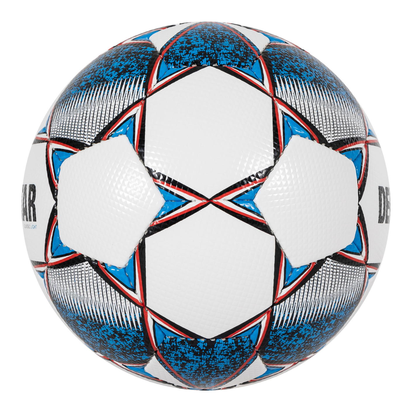 Derbystar Classic Light II 320G Voetbal Maat 5 Wit Blauw Rood