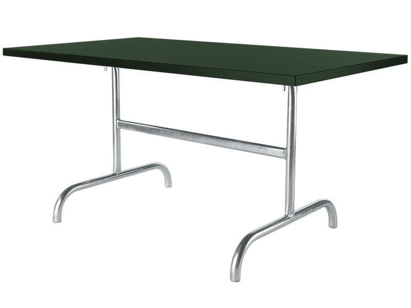 Schaffner Metalltisch Säntis Tannengrün 165 x 90 Ein rundum ansprechendes Schweizer Produkt