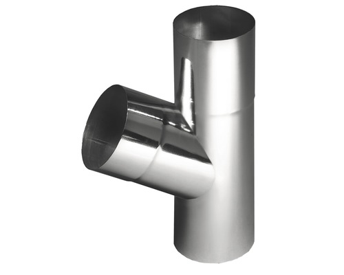 Zambelli buisaftakking, titaanzink, rond, 60°, nominale diameter 100 mm, aftakking, nominale diameter 100 mm