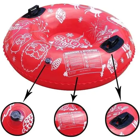 Aechtner ICE-ST101 Snowtube Ø90cm rot X-Mas
