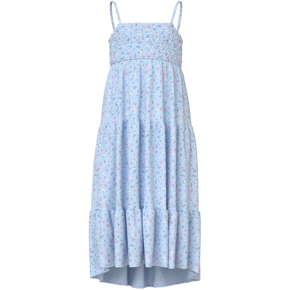 Køb Name It Ice Water Small Floral Nkfvinaya Strop Maxi Kjole