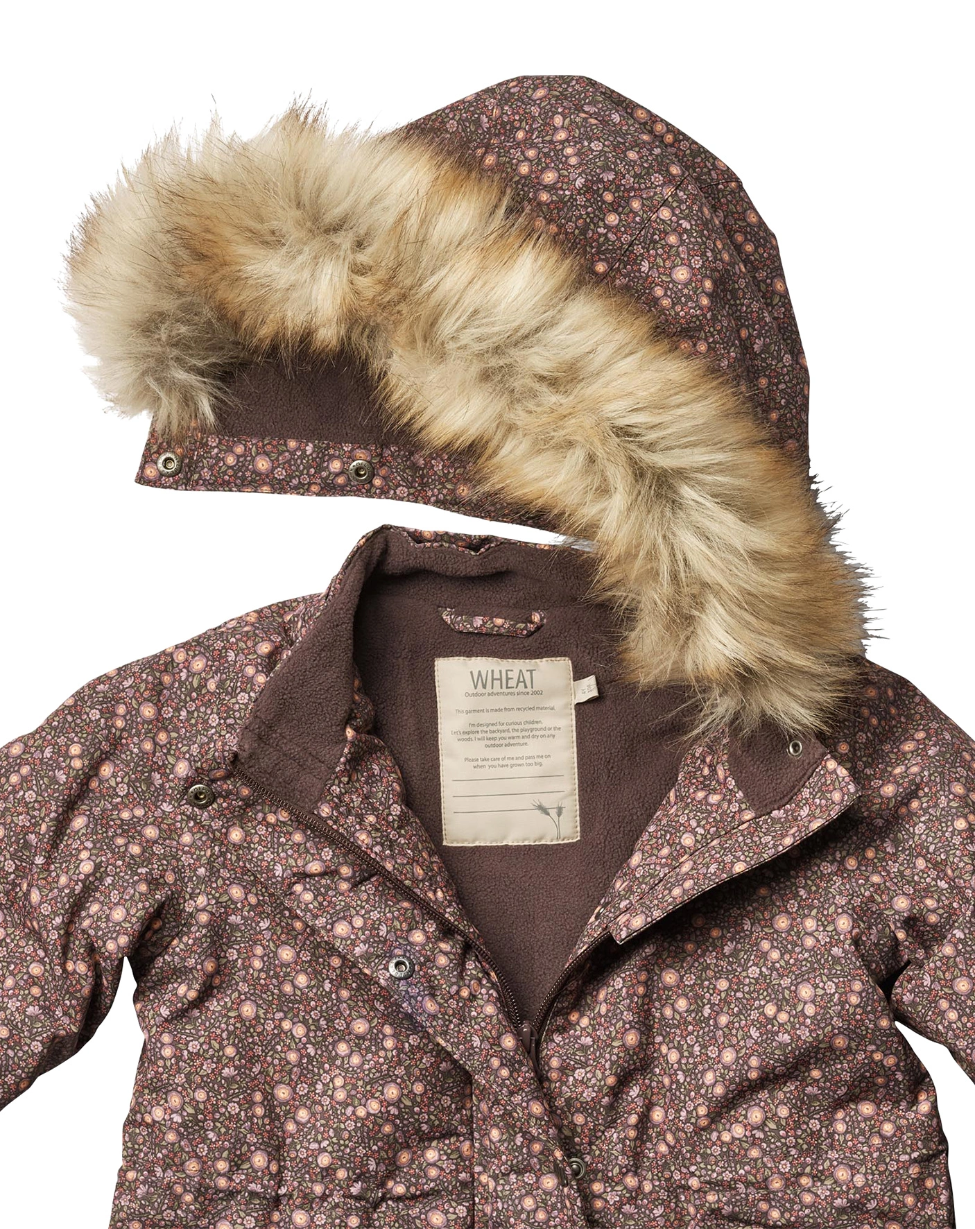 Winterjacke MATHILDE TECH BUTTERCUPS in eggplant