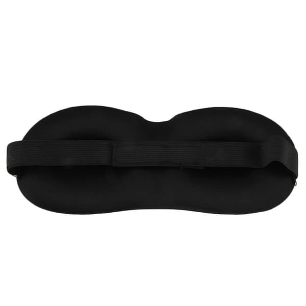3D Sovemaske / øyemaske / bind for øynene - Sort