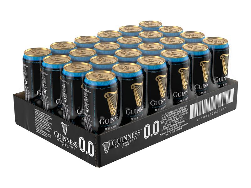 Guinness Draught Bier Guinness Draught 0.0% alkoholfrei 24 Irisches Dunkelbier ohne Alkohol