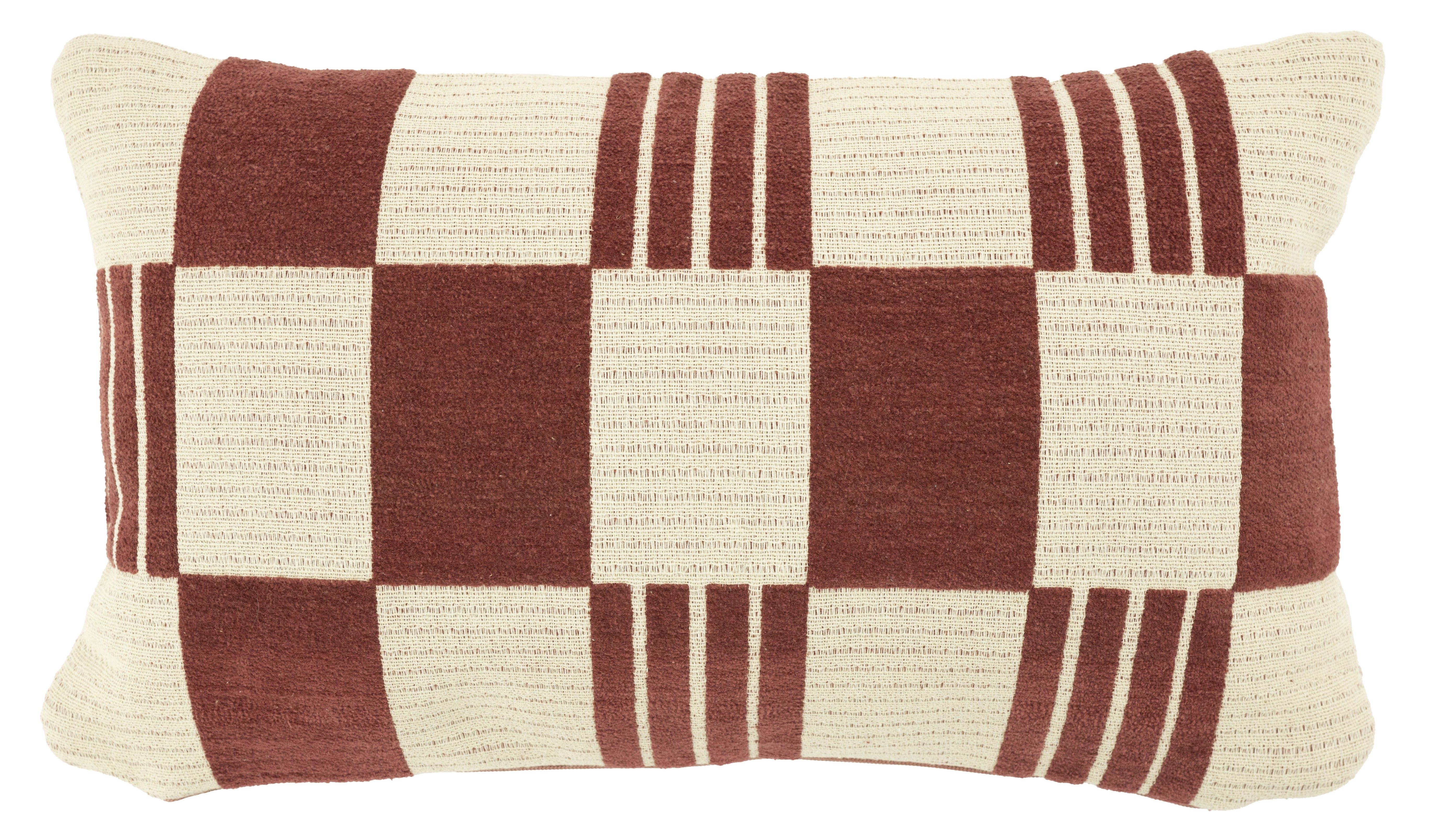 Sierkussen 250099 burgundy Twist B55 x D35 cm