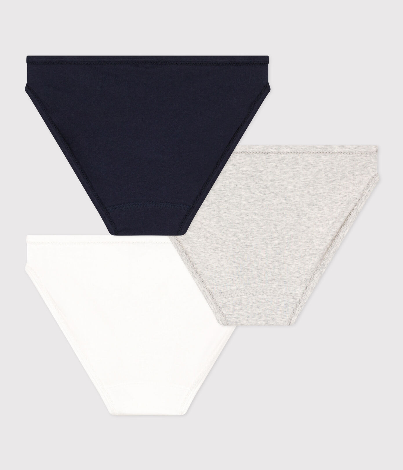 Lot de 3 culottes en coton femme