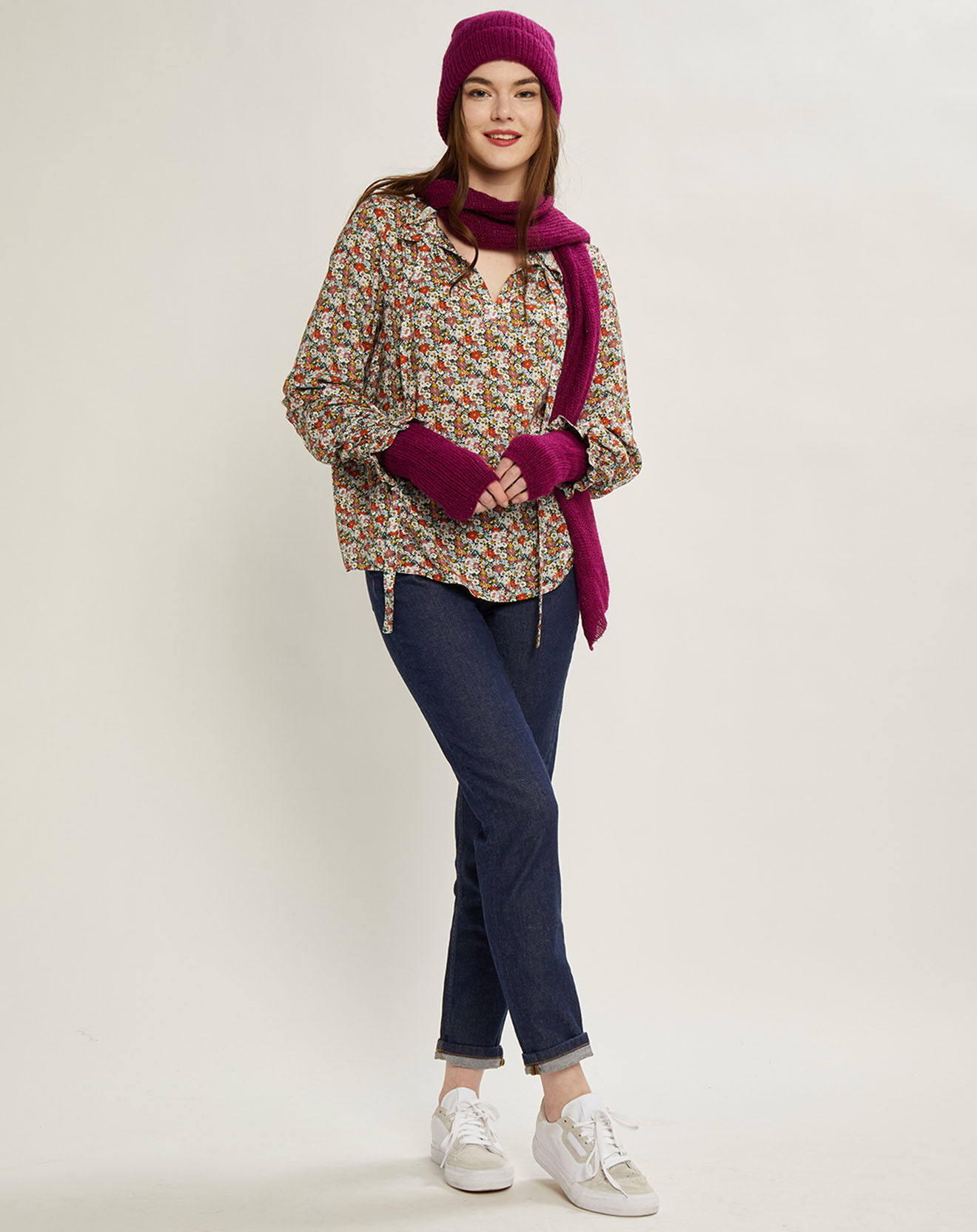 Cyrillus Blouse Libby Liberty multicolore