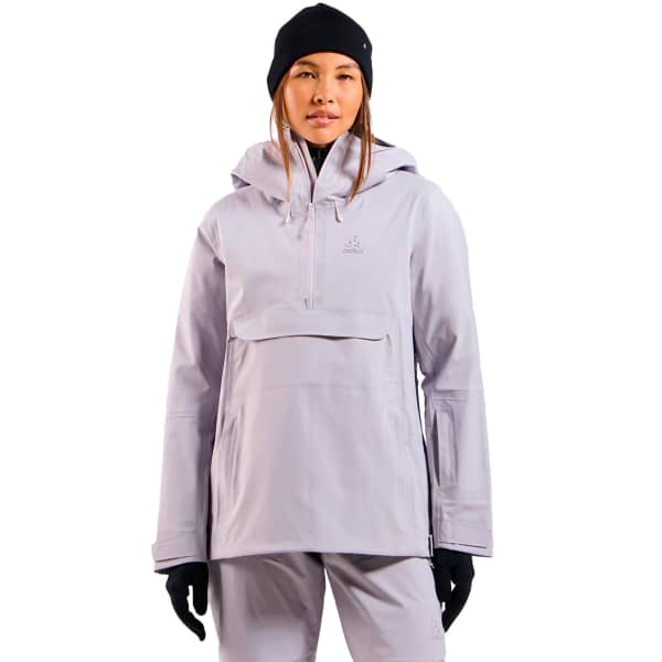 Veste ski de randonnée ODLO X-ALP 3L ANORAK JACKET HARDSHELL W MISTY LILAC
