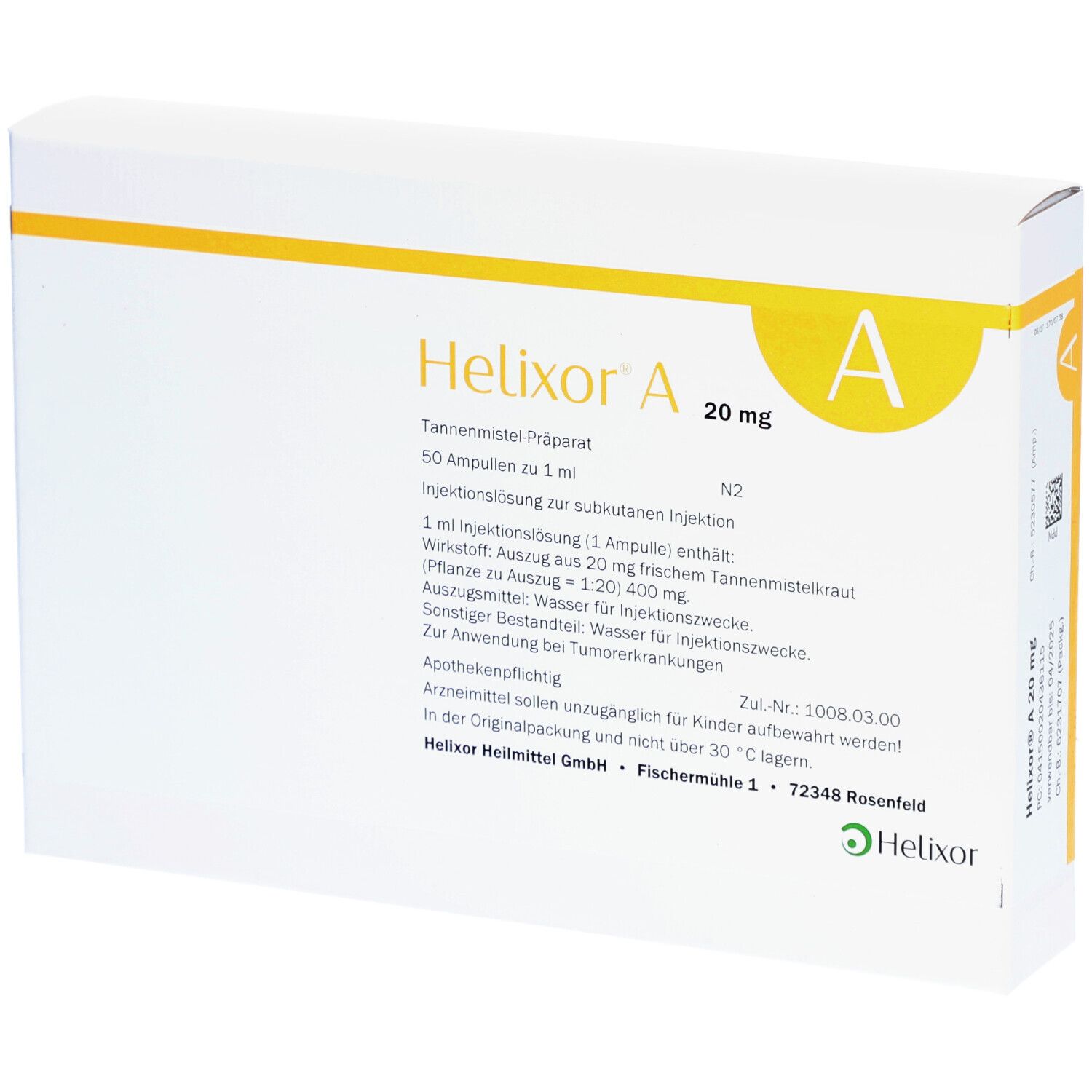 Helixor® A  20 mg