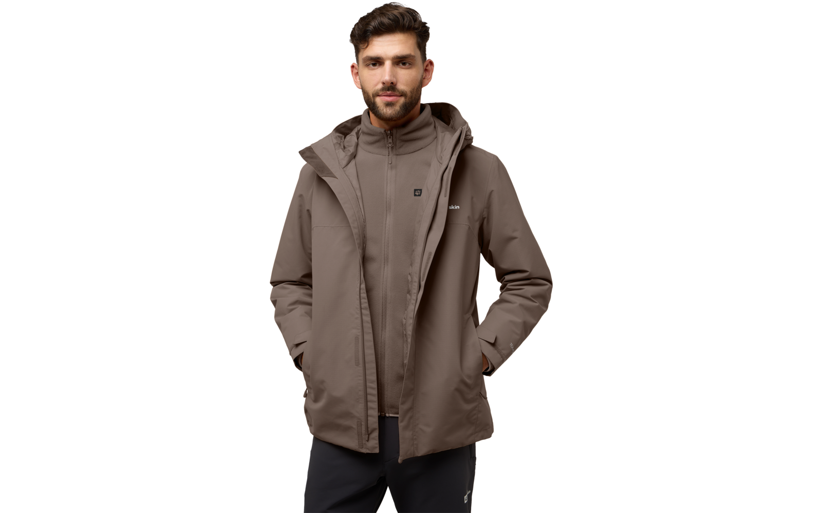 Jack Wolfskin Altenberg 3 in 1 Herren Doppeljacke