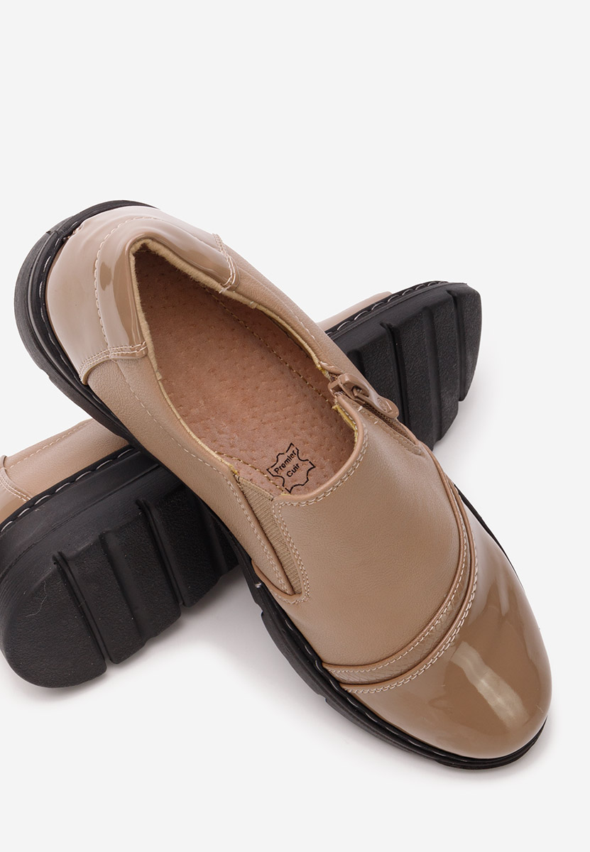 Chaussures casual femme kaki Evelena