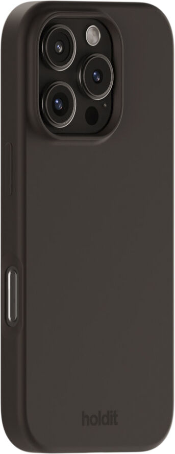 HoldIt Silicone Case iPh 16 Pro Max Mørkebrun