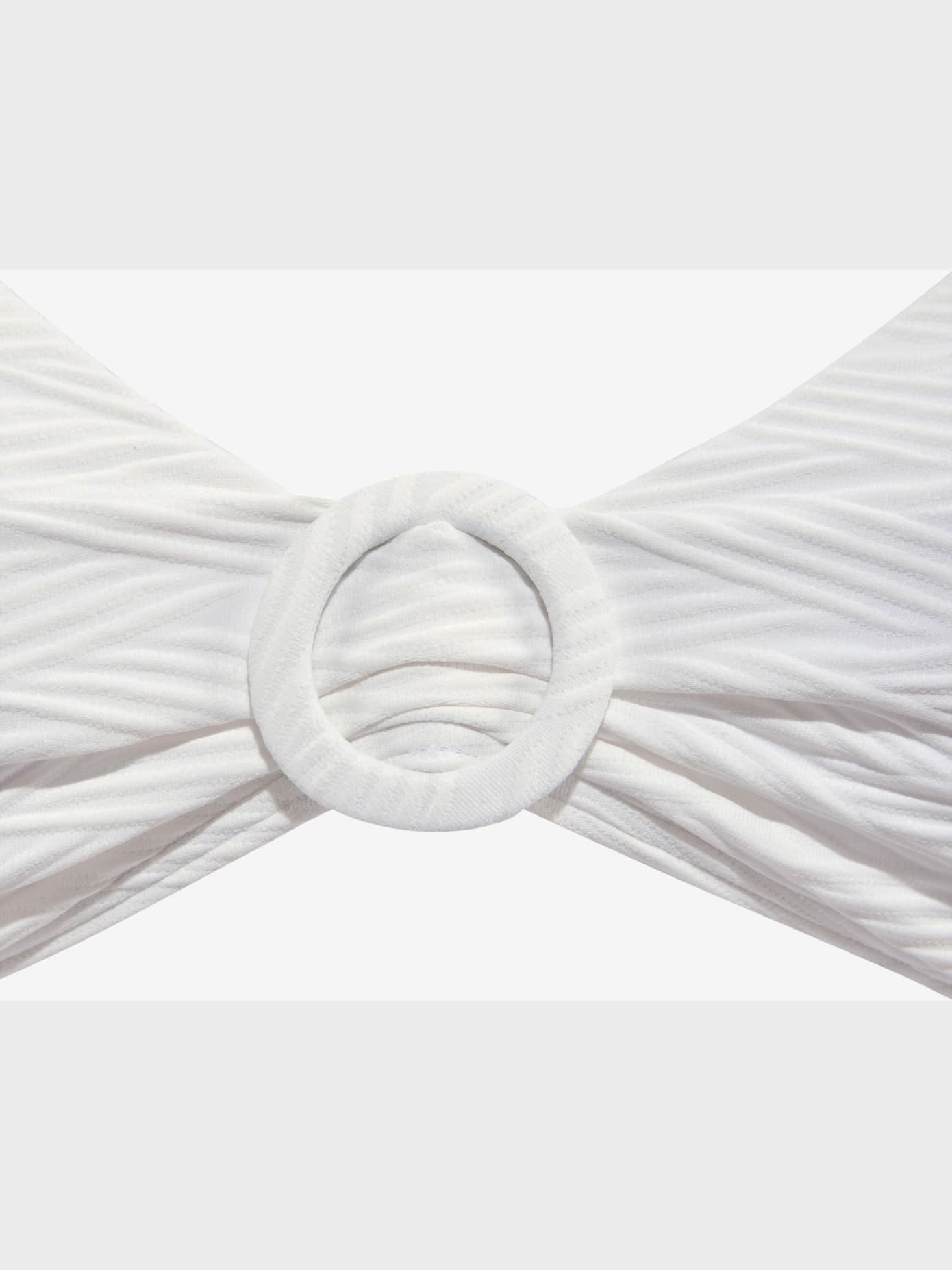 Haut de bikini triangle anneau décoratif tendance