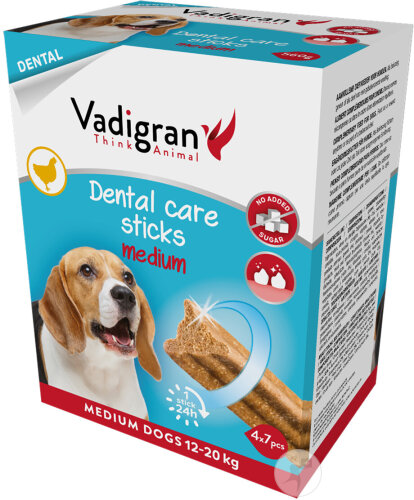 Vadigran Dental Care Sticks Fresh M 12cm 560g