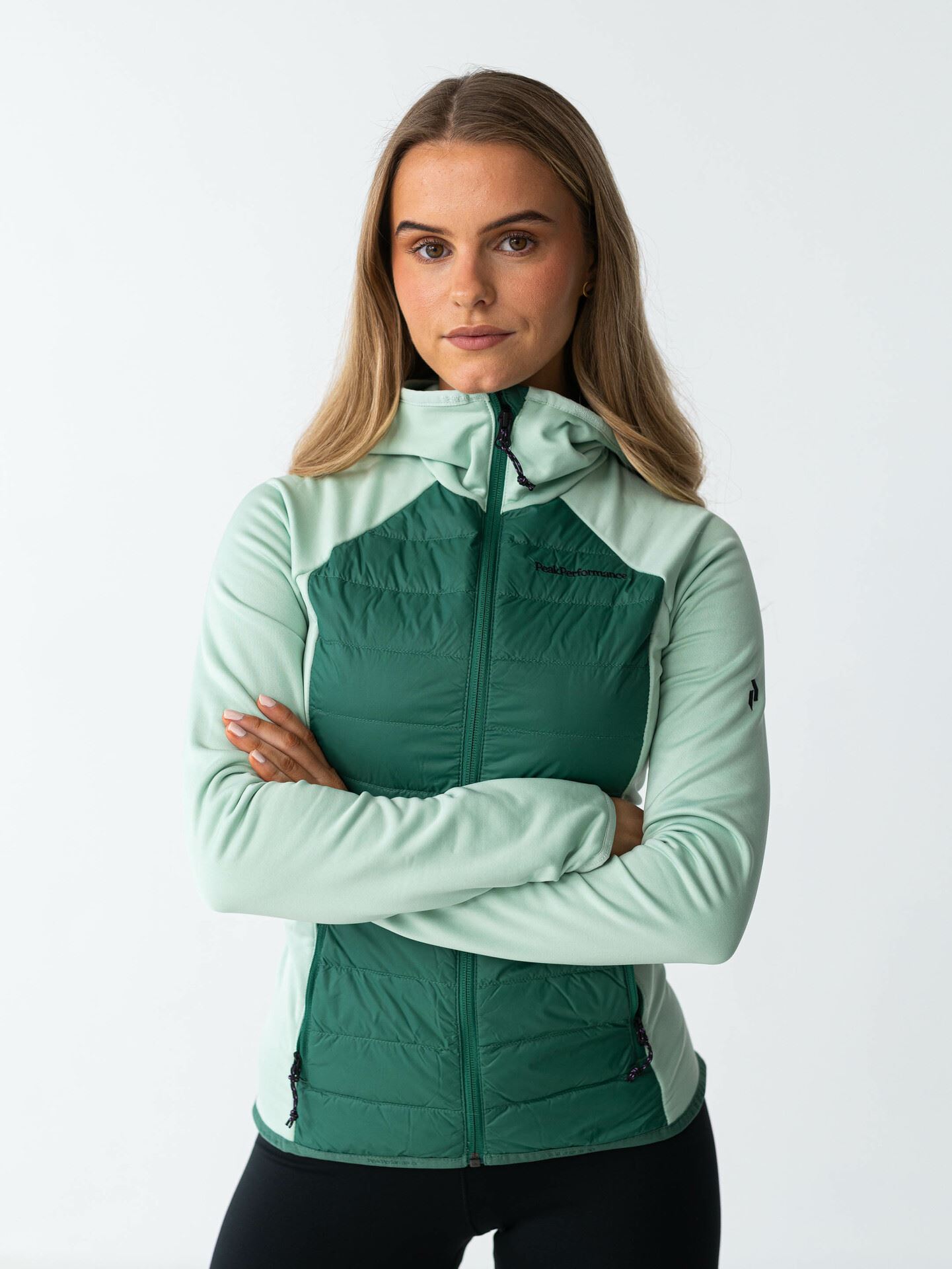 Down Hybrid Hood Jacket