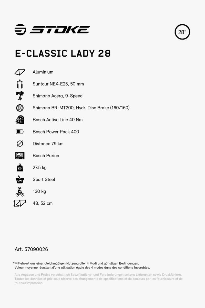 Stoke E-Classic 28 E-Bike 2023