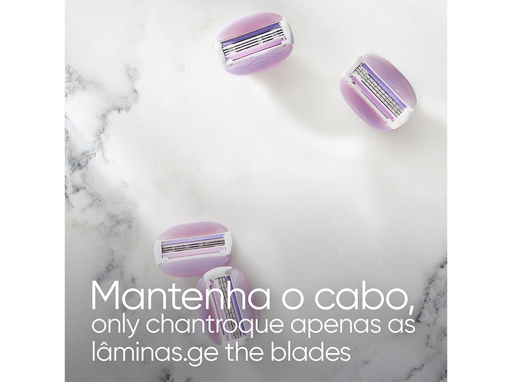 RECARGA DE LÂMINAS COMFORTGLIDE BREEZE VENUS 8 UN