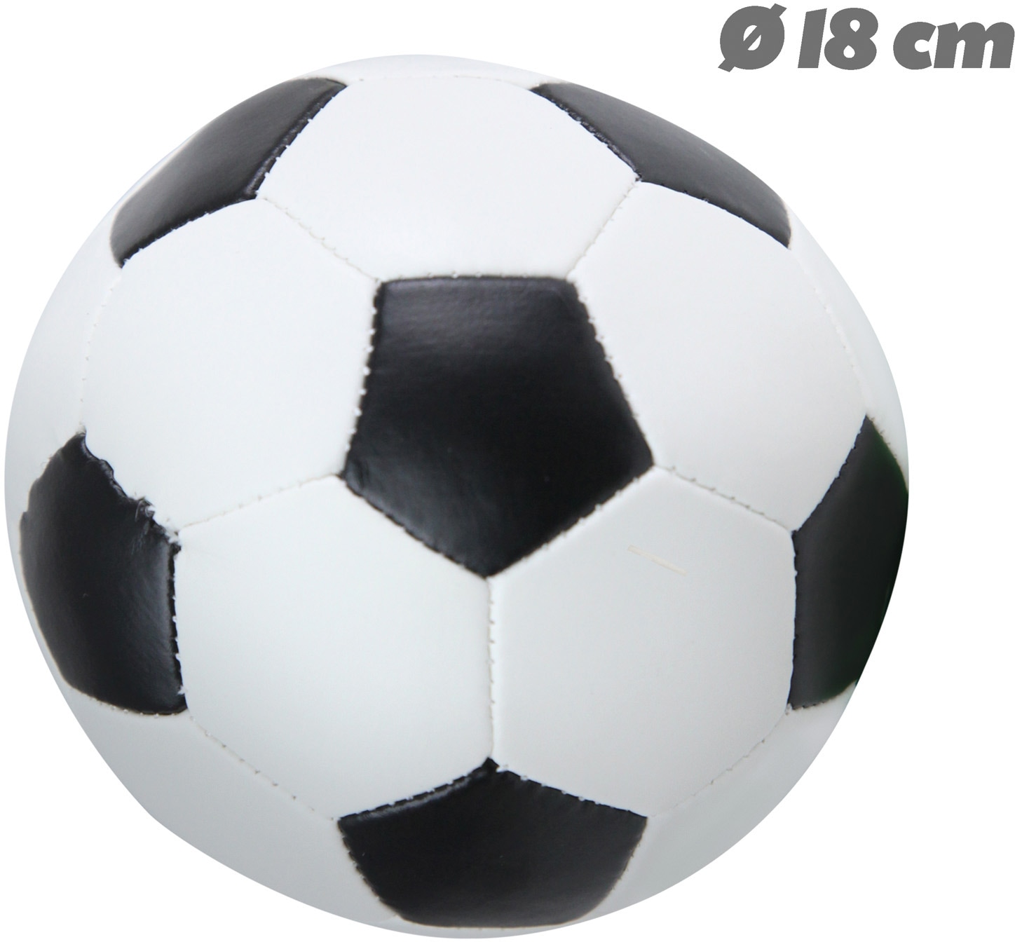 Lena® Softball »Soft-Fussball 18 cm, schwarz/weiss« Made in Europe
