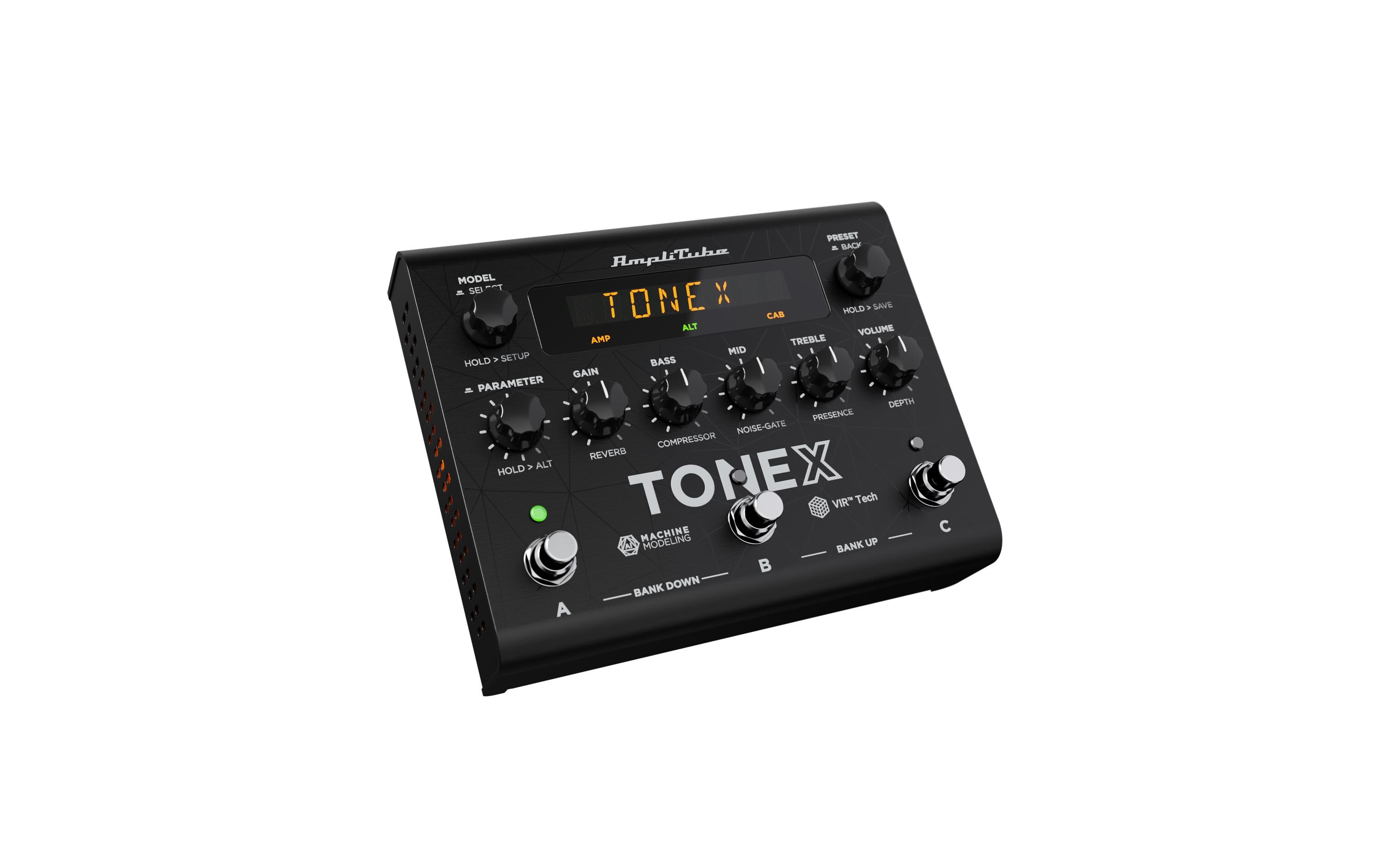Pedal ToneX<br>KI-maschinenmodellierte Töne live auf der Bühne
