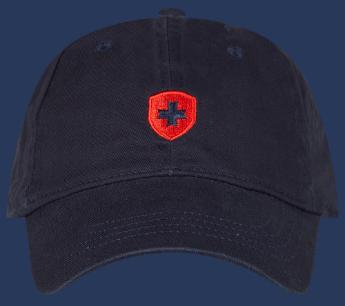 Promotion Baseballcap Baumwolle, Darknavy/Red/Darknavy