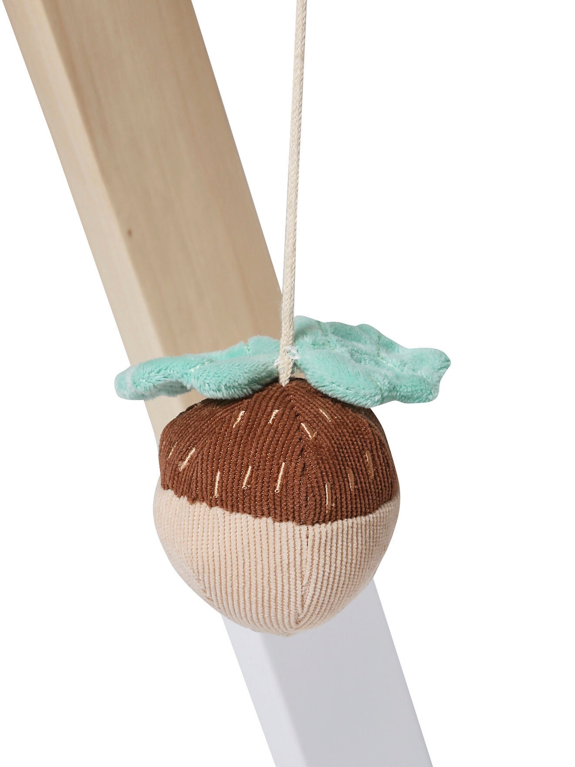 Vertbaudet Baby Spielbogen aus Holz FSC® braun/grüner wald/bär