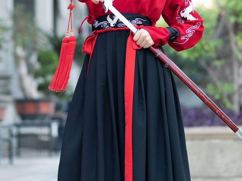 Tangier - Koppelset: Hanfu-top + rok