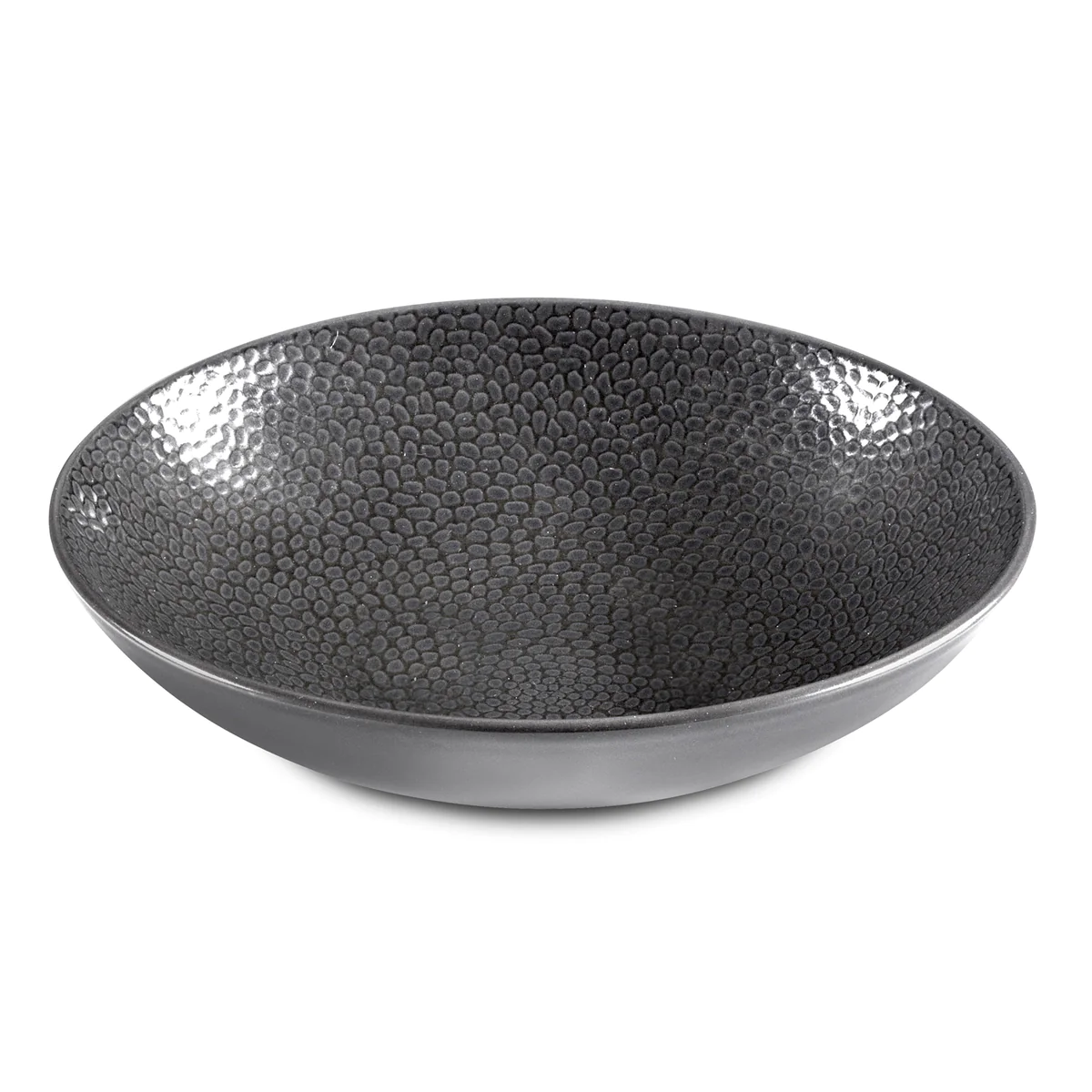 Stone Gris - Assiette creuse 25 cm (lot de 6) Médard de Noblat
