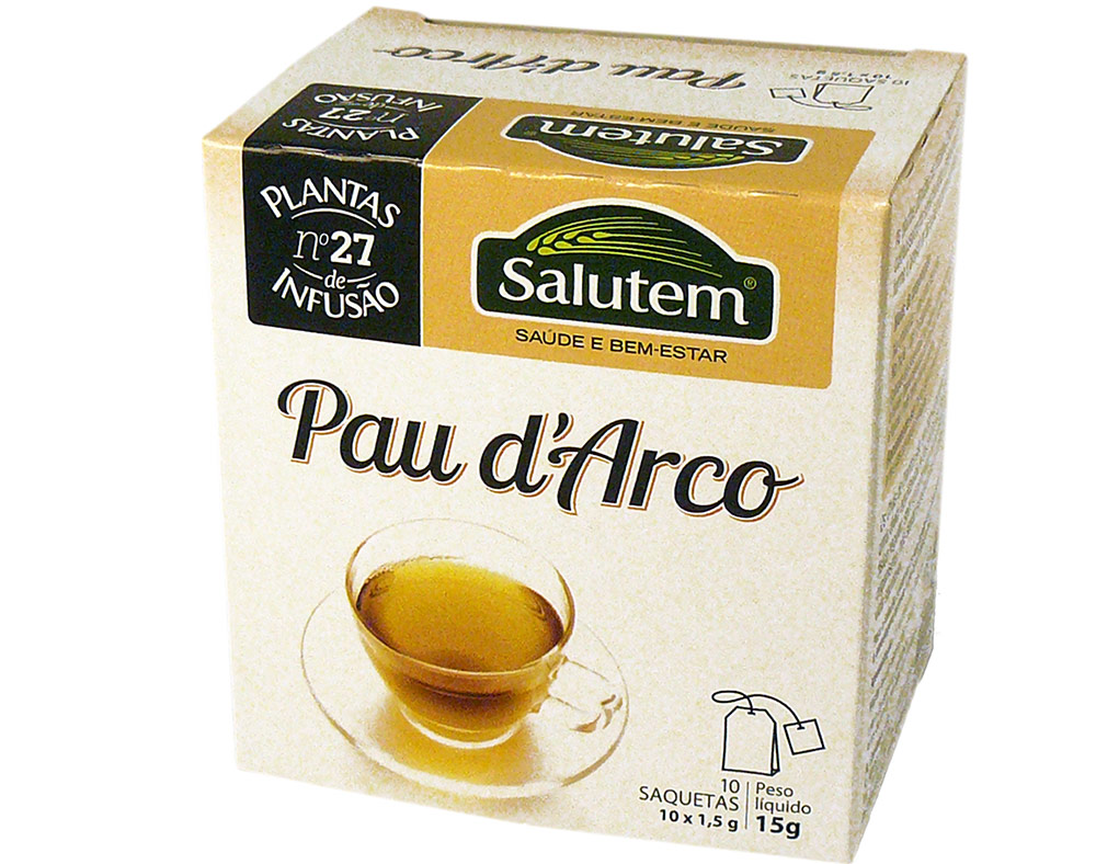 CHÁ SALUTEM INFUSÃO Nº27 PAU D'ARCO 10 SAQUETAS