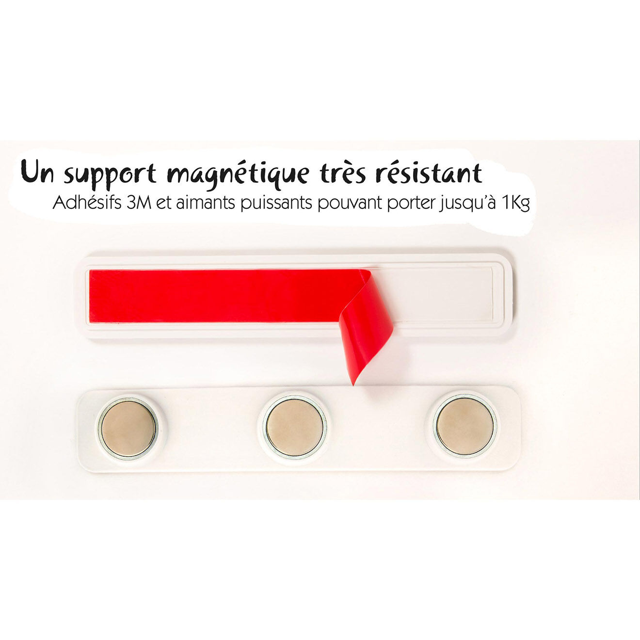 Kitchencook Support magnétique aimanté pour bouteilles beersky gris