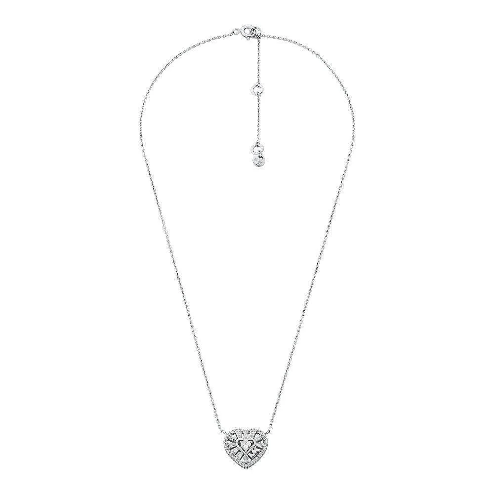 Michael Kors collier MKC1689CZ040 Kors Love zilverkleurig
