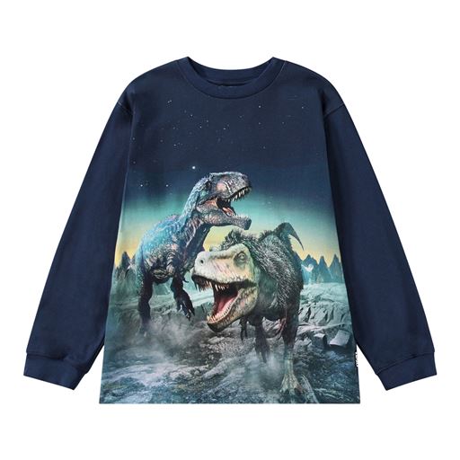 Molo Rube Bluse, Playing Dinos, 116 cm