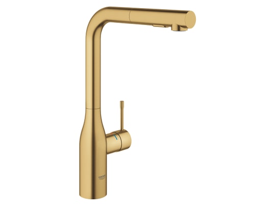 GROHE - Mitigeur avec douchette Essence Cool Sunrise brossé, douchette 30270GN0