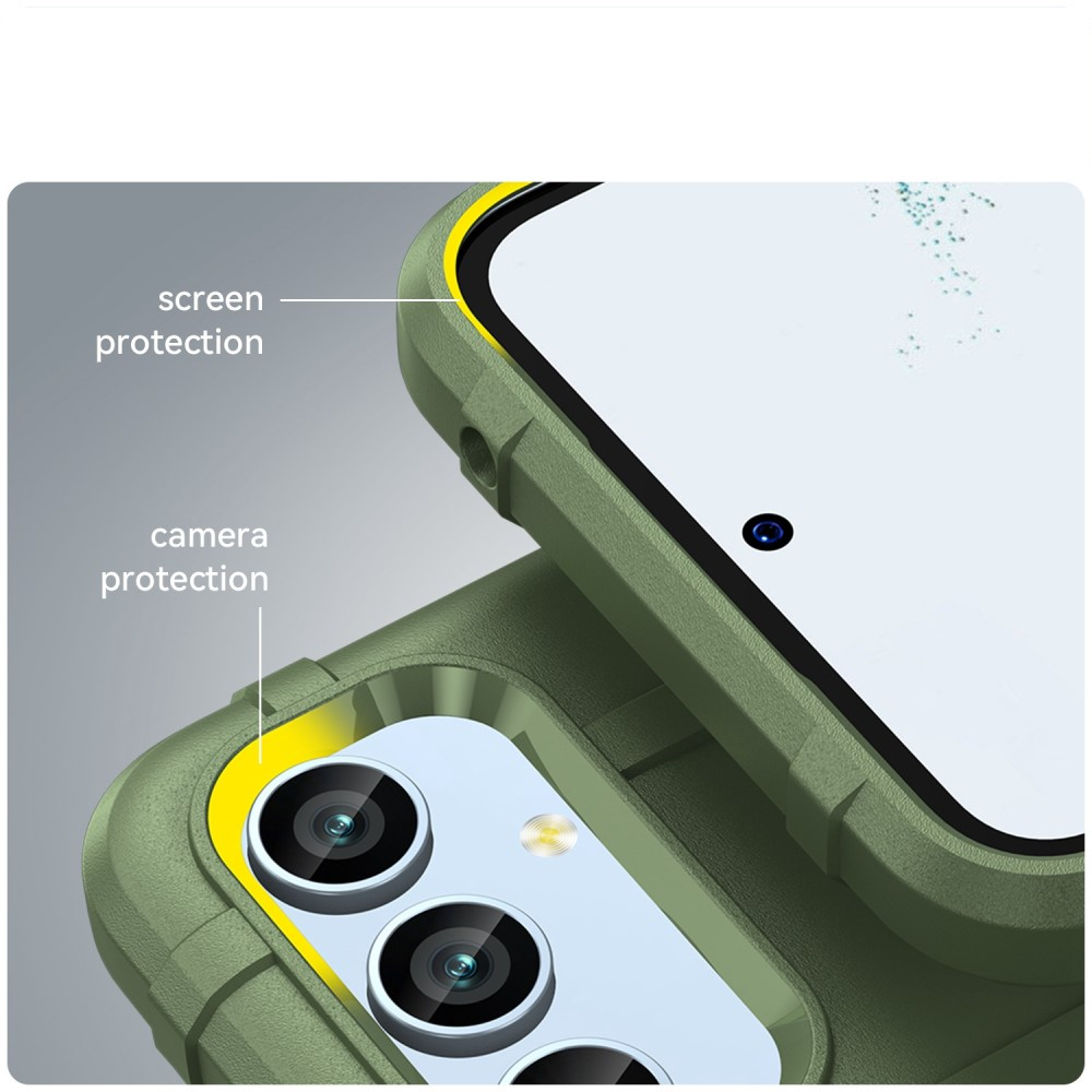 Samsung Galaxy A54 5G Outdoor Gummi Schutzhülle Anti-Shock - Grün