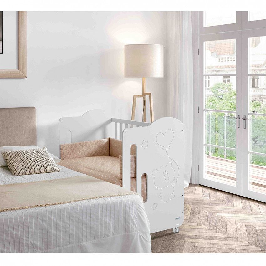 Lit Globito 120x60 cm - Blanc - Ecru