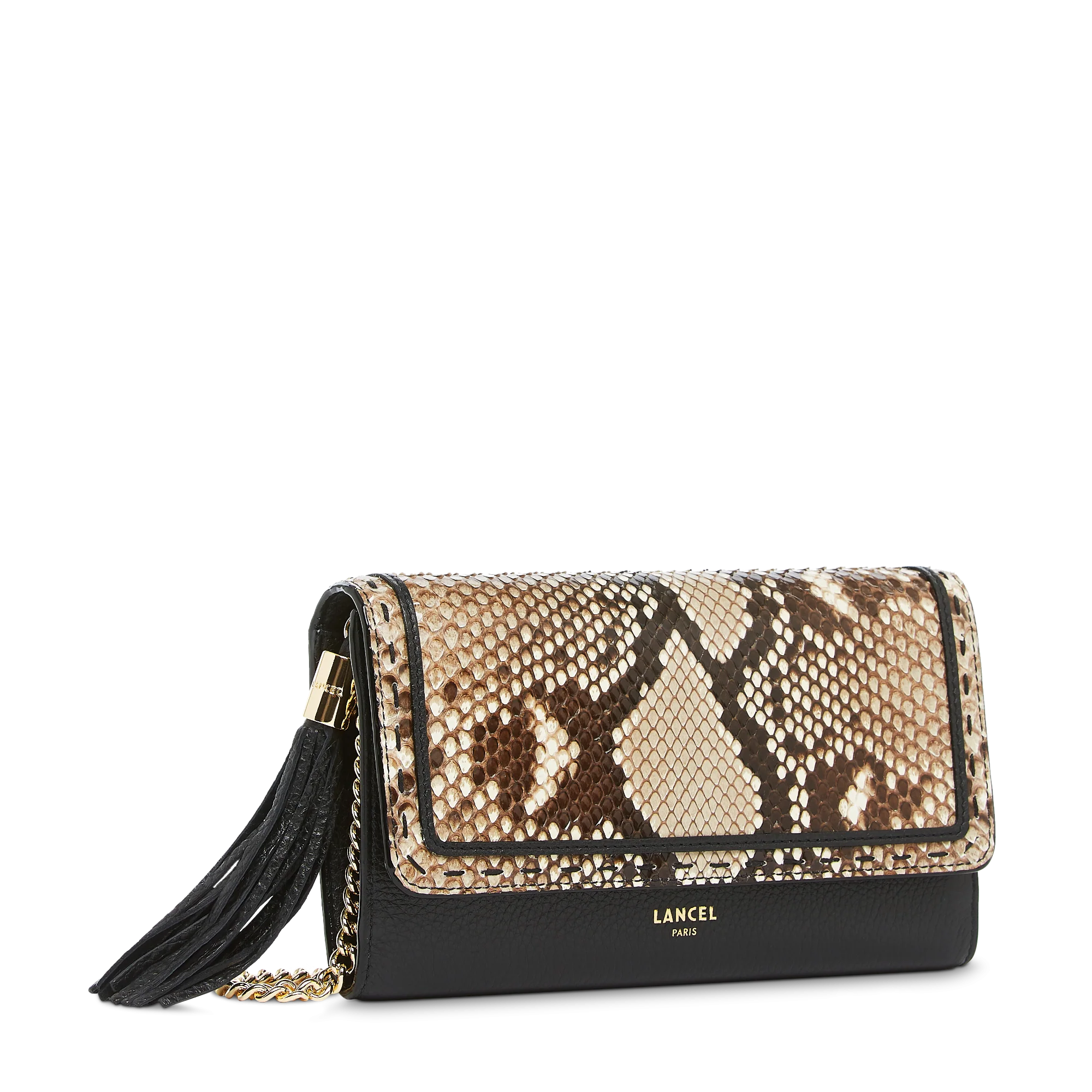 Portefeuille chaîne Premier Flirt de Lancel-Noir/Roccia