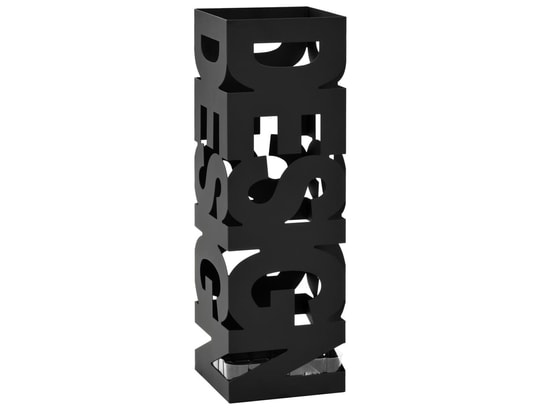 VIDAXL - Porte parapluie Porte-parapluie design acier noir
